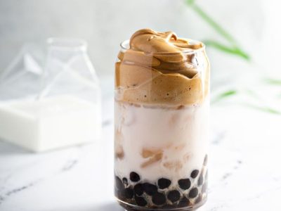 Dalgona Bubble Coffee